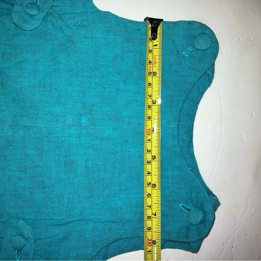 Set of Two Handmade Vintage Little Girls Blue Dresses 9-12 months (?) Corduroy